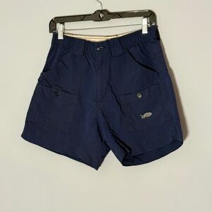 AFTCO Dark Blue Cargo Shorts